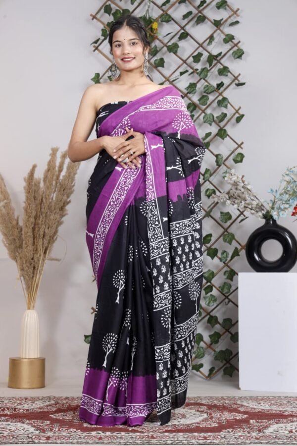 Mulmulcotton saree