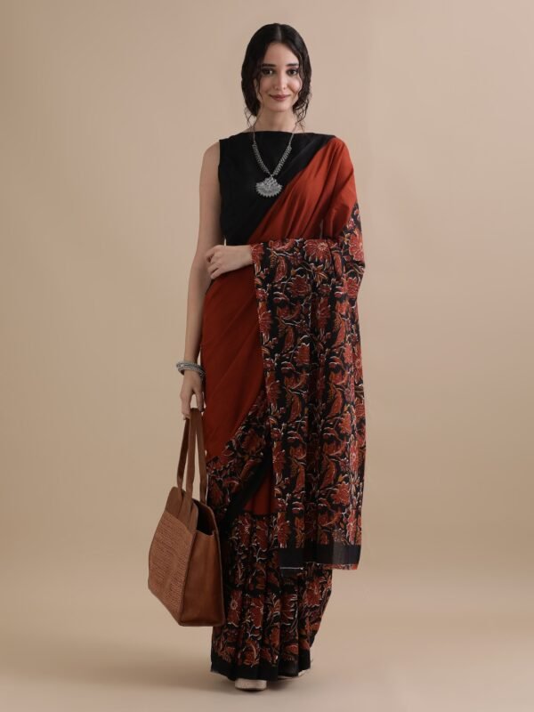 Mulmul cotton saree