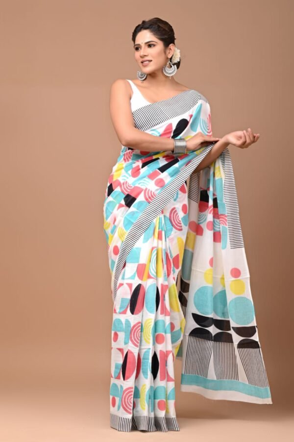 Mulmulcotton saree