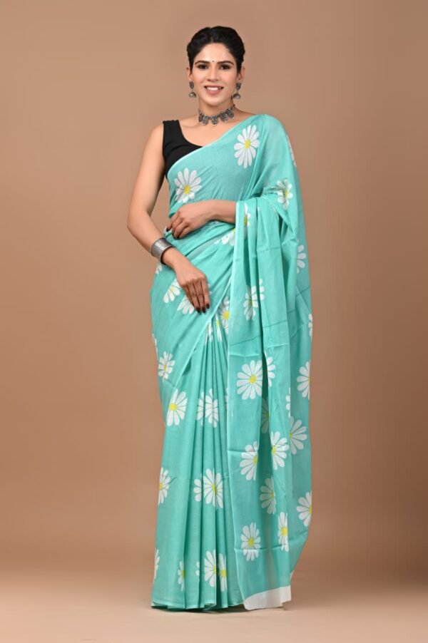 Mulmulcotton saree