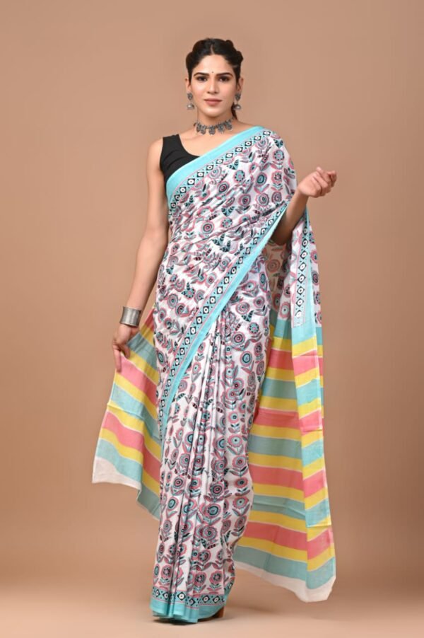 Mulmulcotton saree