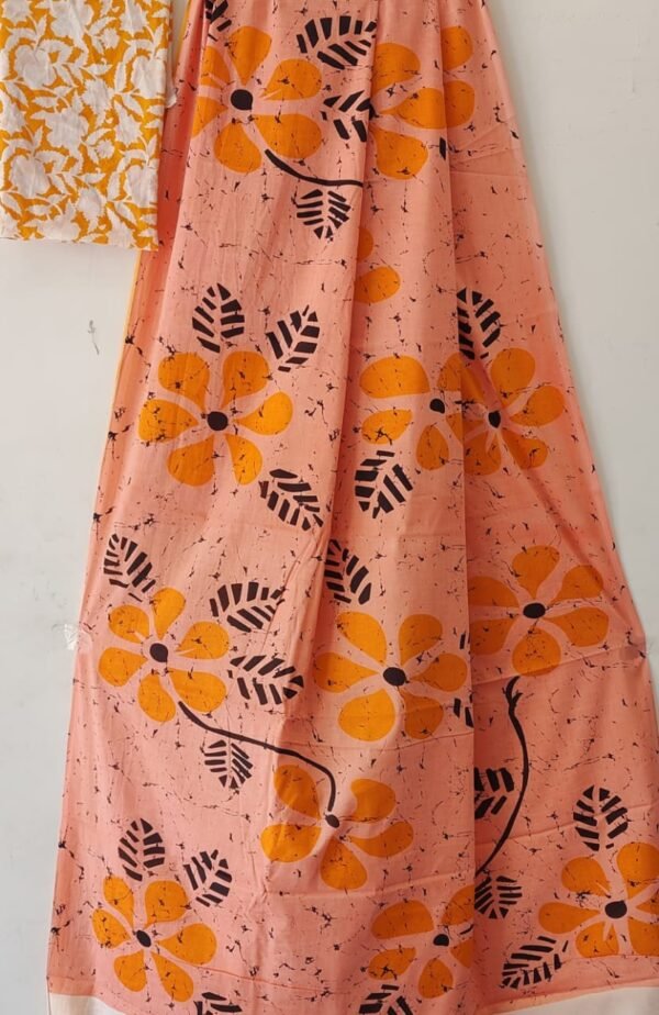 Mulmul cotton saree