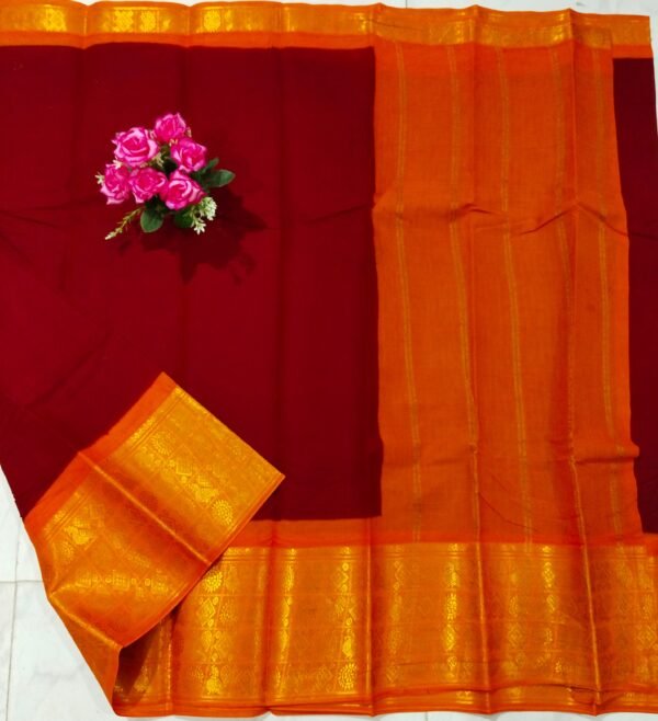 Mayuri Sungudi Cotton Saree – Without Blouse (100 Count)