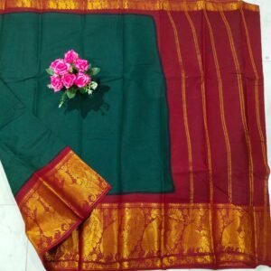 Mayuri Sungudi Cotton Saree – Without Blouse (100 Count)