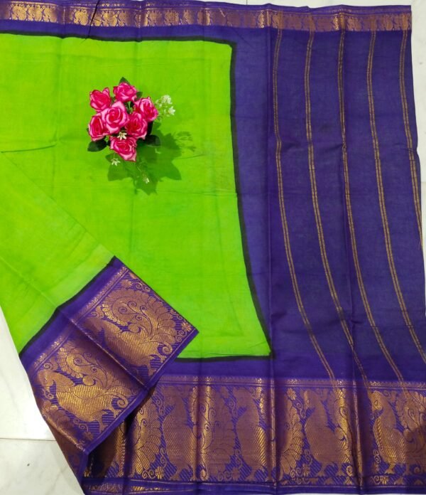 Mayuri Sungudi Cotton Saree – Without Blouse (100 Count)