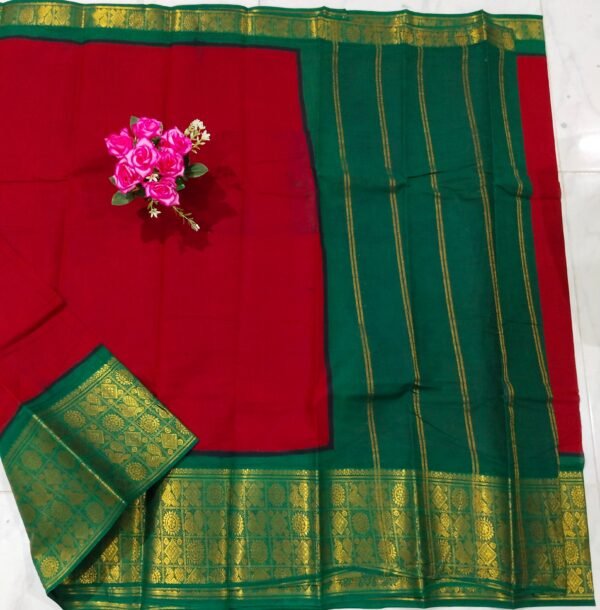 Mayuri Sungudi Cotton Saree – Without Blouse (100 Count)