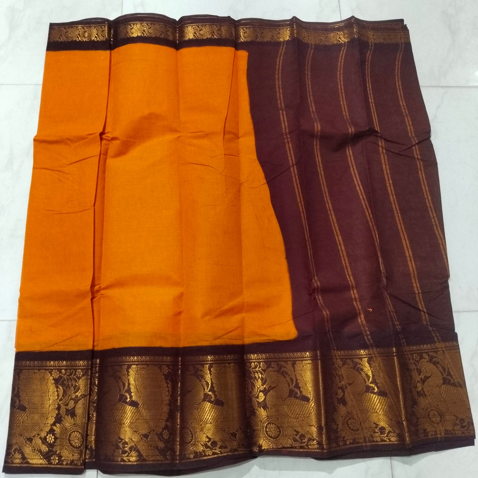 Mayuri Sungudi Cotton Saree – Without Blouse (100 Count)