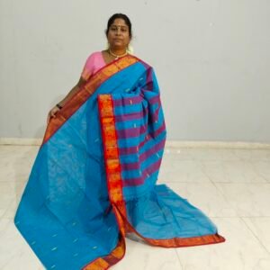 banahatti-cotton-checks-saree-1