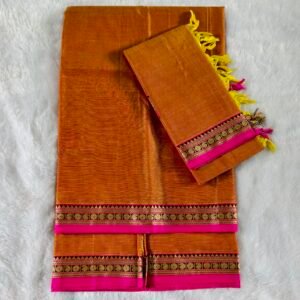 Narayanpet Mercerised Cotton Dress Material Set – GOWRI type- Long Umbrella Gown (S to 5XL Stitchable)