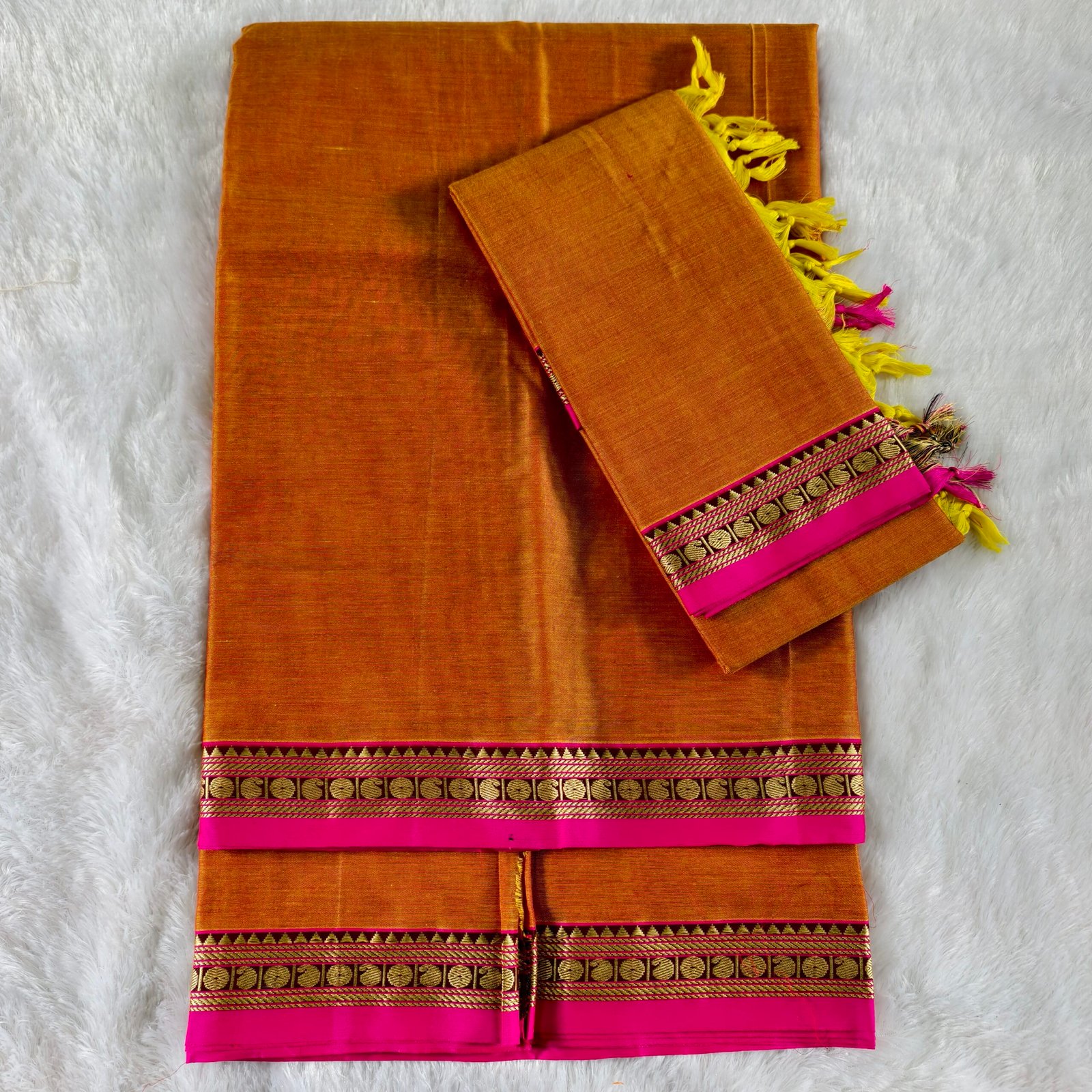 Narayanpet Mercerised Cotton Dress Material Set – GOWRI type- Long Umbrella Gown (S to 5XL Stitchable)