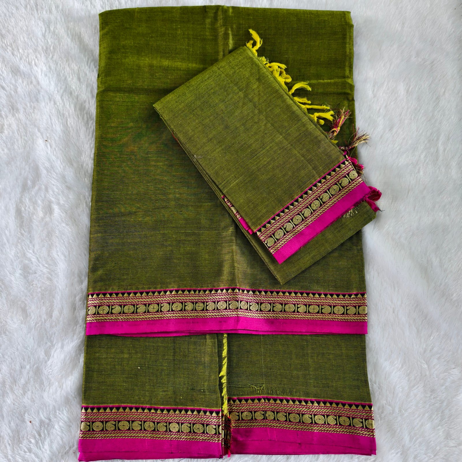 Narayanpet Mercerised Cotton Dress Material Set – GOWRI type- Long Umbrella Gown (S to 5XL Stitchable)