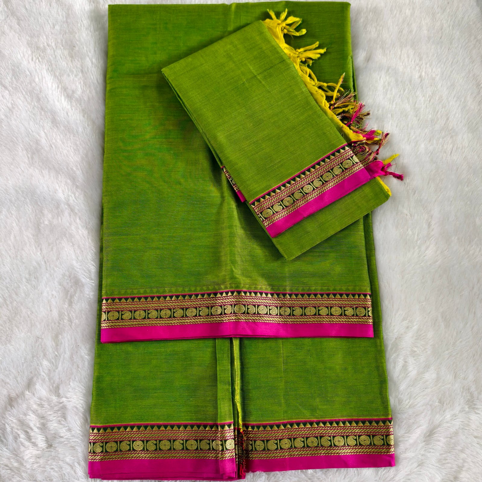 Narayanpet Mercerised Cotton Dress Material Set – GOWRI type- Long Umbrella Gown (S to 5XL Stitchable)