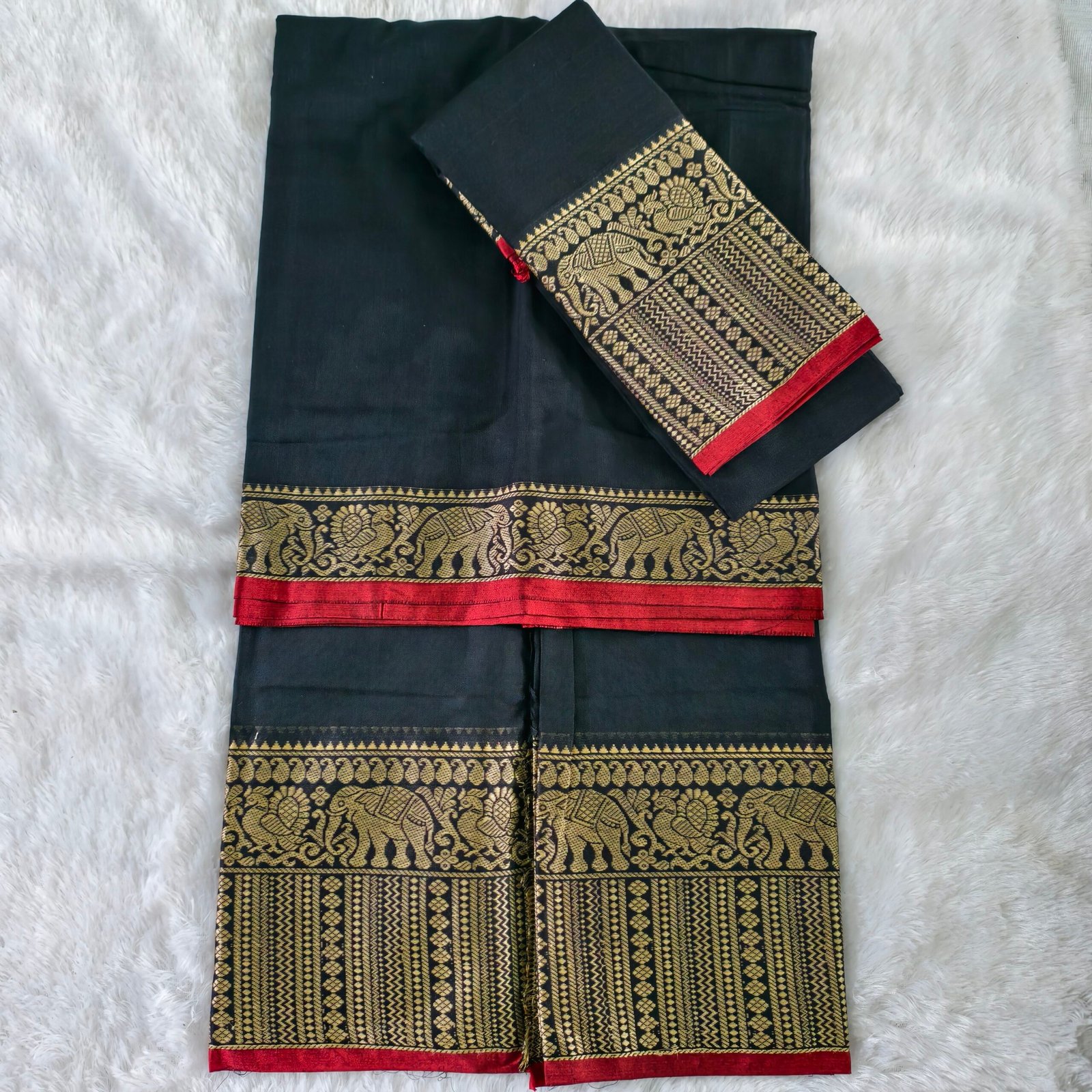 Narayanpet Mercerised Cotton Dress Material – PREETIKA Type (S to 5XL Stitchable, Long Umbrella Gown)