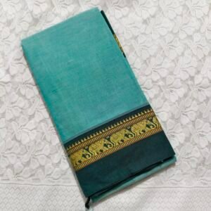 Narayanpet Cotton Saree – Kaveri Type (Single Elephant Border)